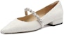 (W) Staccato Kasual Hujung Runcing 'Putih Mutiara Pari-Pari' S3050CQ3