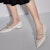 (W) Staccato Kasual Hujung Runcing 'Putih Mutiara Pari-Pari' S3050CQ3