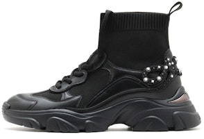 (Women) Staccato Casual Thick-Soled Elastic Boot 'Black' SZPEAT02DU1CD1 (Women) Staccato Casual Thick-Soled Elastic Boot 'Black' SZPEAT02DU1CD1