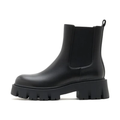 (W) Staccato Chelsea Boot 'British Style Chunky Black'