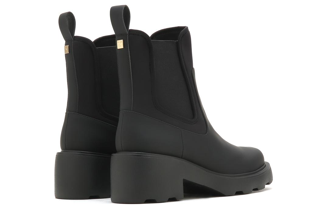 Shop (W) スタッカート チェルシーブーツ  チャンキーヒール EEZ01DD2