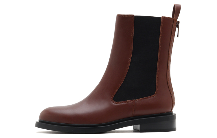 Buy (W) Bota Chelsea Staccato 'Crema Mate Marrón Oscuro' SZPEDE03DS8DZ1
