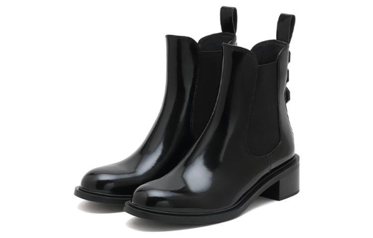 Shop Staccato 思加圖 甜酷英倫風切爾西靴 女款 黑色