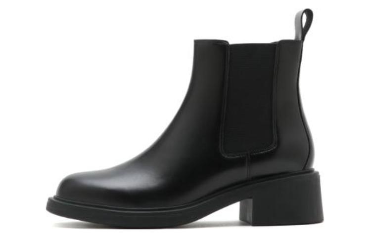 (Women) Staccato Chelsea Boots 'British Round Toe Block Heel Black' H8927DD2