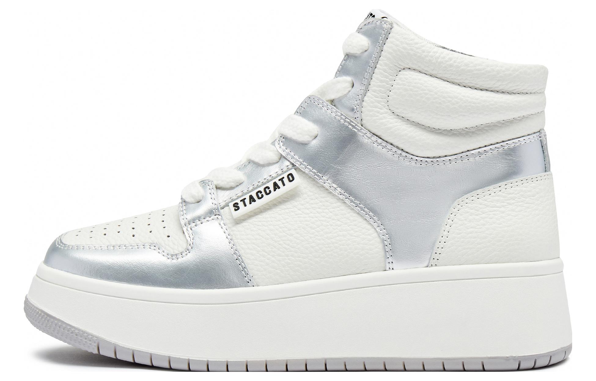 (W) Staccato Chunky High-Top Sneaker 'Thick Sole Leather' 圖 11