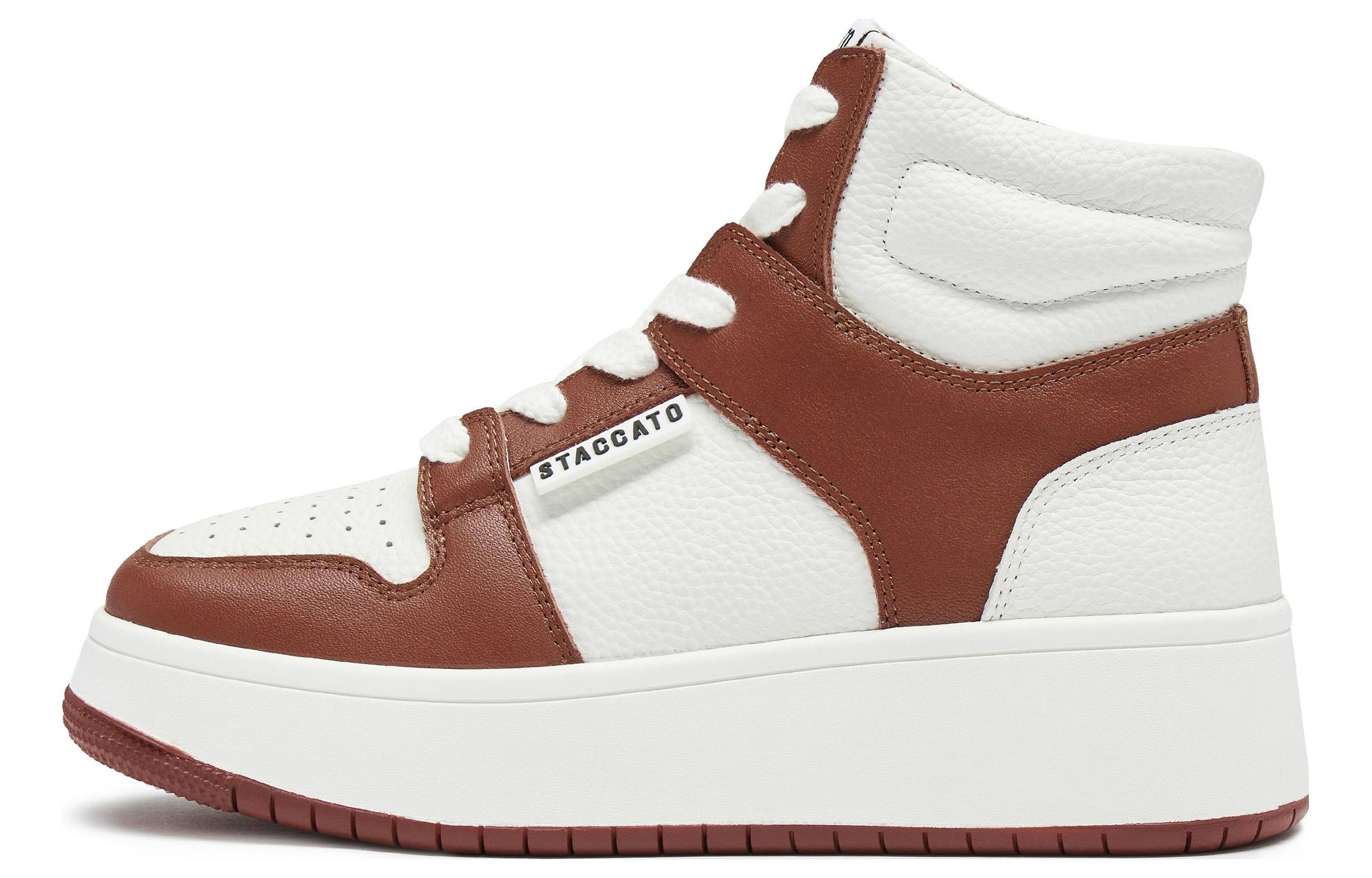 (W) Staccato Chunky High-Top Sneaker 'Thick Sole Leather' 圖 6