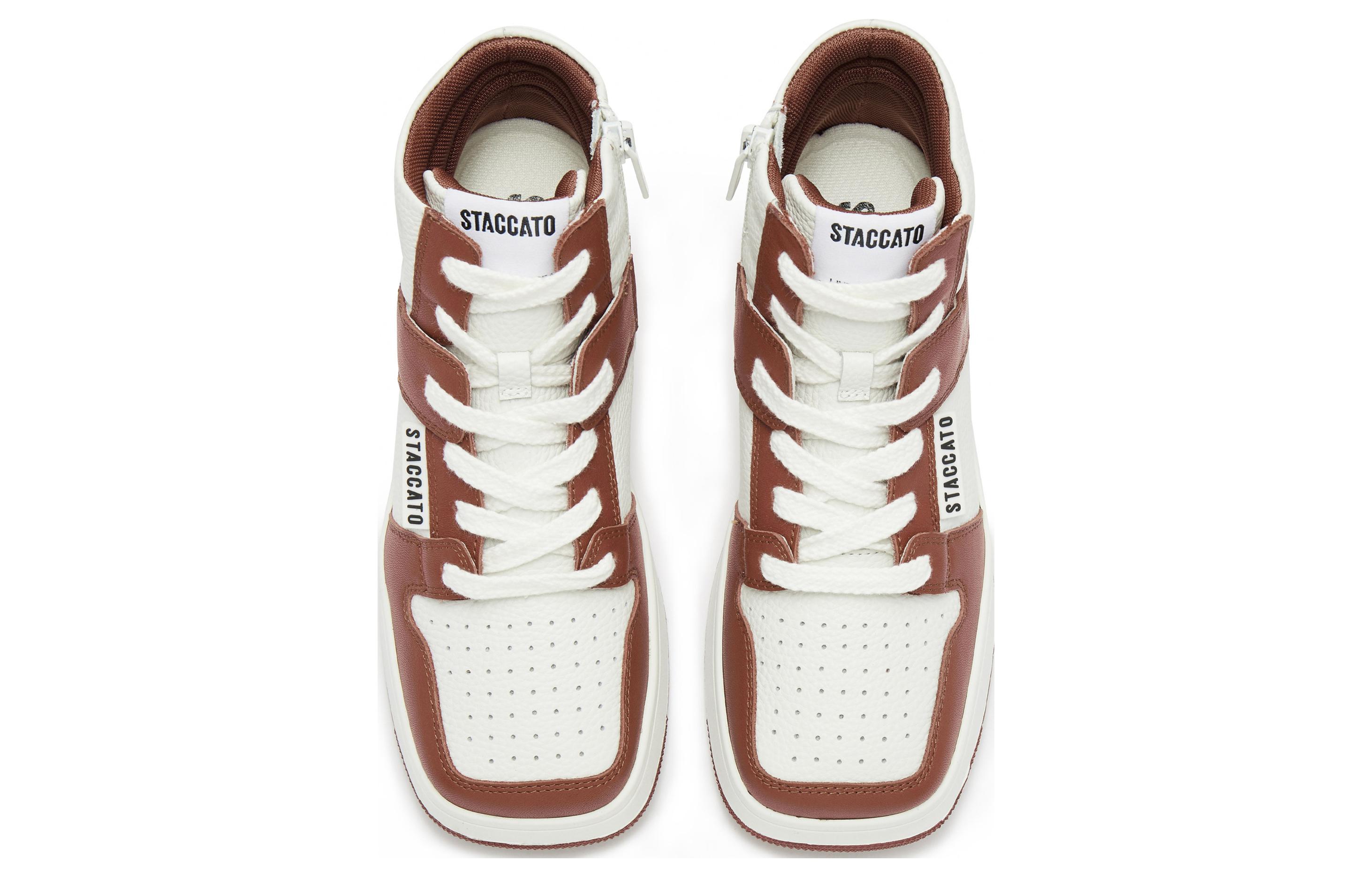(W) Staccato Chunky High-Top Sneaker 'Thick Sole Leather' 圖 8