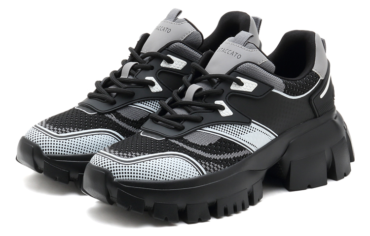 Lookbook (Women) Staccato Chunky Sole 'Black Grey' SZPECE02DU1CM1