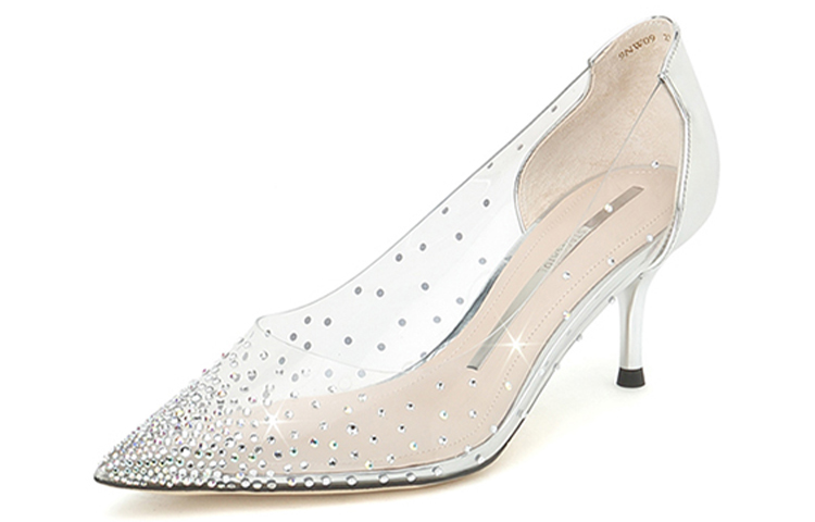 (W) Staccato Crystal Stiletto 'Silver' 圖 3