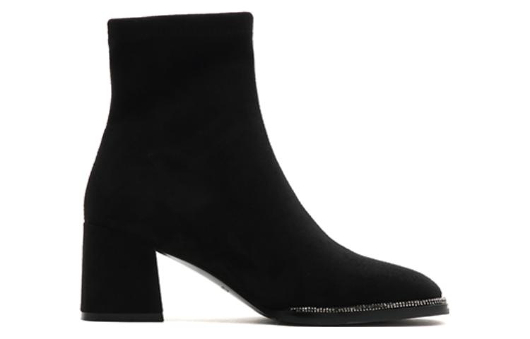 (W) Staccato Elastic High Heel Ankle Boot 'Fairy Style Square Toe Black' 圖 2