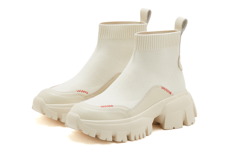 Shop (W) Bota Plataforma Elástica Staccato 'Cuero de Primera Calidad' ECE44AD3