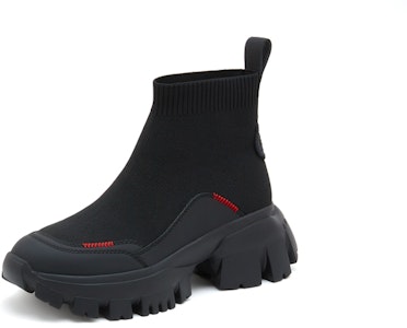 (W) スタッカート弾力アンクルブーツ(本革) ECE44AD3 Cheap (W) スタッカート弾力アンクルブーツ(本革) ECE44AD3