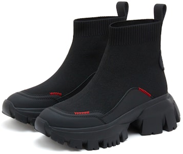 (W) スタッカート弾力アンクルブーツ(本革) ECE44AD3 1