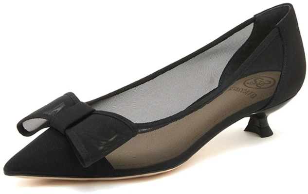 (Women) Staccato Fabric Black 'Fairy Bow Pointed Toe Kitten Heel' 9ER58AQ3 Order (Women) Staccato Fabric Black 'Fairy Bow Pointed Toe Kitten Heel' 9ER58AQ3