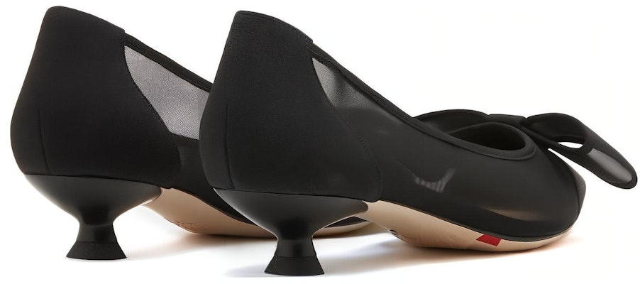 (Women) Staccato Fabric Black 'Fairy Bow Pointed Toe Kitten Heel' 9ER58AQ3 Lookbook (Women) Staccato Fabric Black 'Fairy Bow Pointed Toe Kitten Heel' 9ER58AQ3