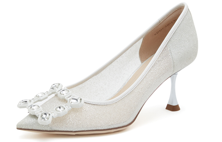 (W) Staccato Fabric Elegance Pointed Toe Stiletto '7cm' 圖 2