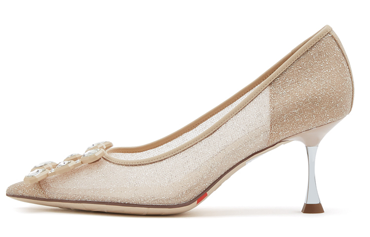 (W) Staccato Fabric Elegance Pointed Toe Stiletto '7cm' 圖 3