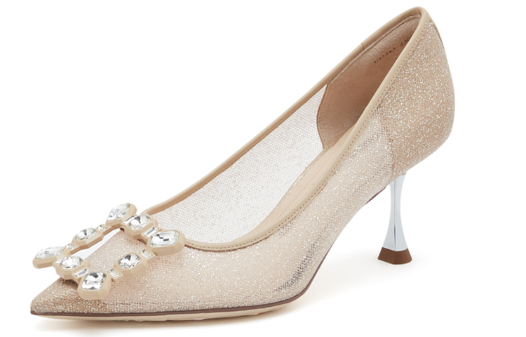 (W) Staccato Fabric Elegance Pointed Toe Stiletto '7cm' 圖 4