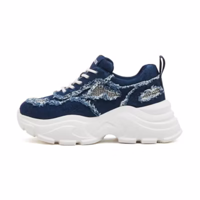 (W) Staccato Fabric Sneakers 'Sweet Cool Chunky Dad'