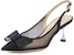(W) Staccato Kain Tinggi Tumit 7cm 'Hitam' 'Tali Ikat Simpul Hujung Runcing' ED339AH3