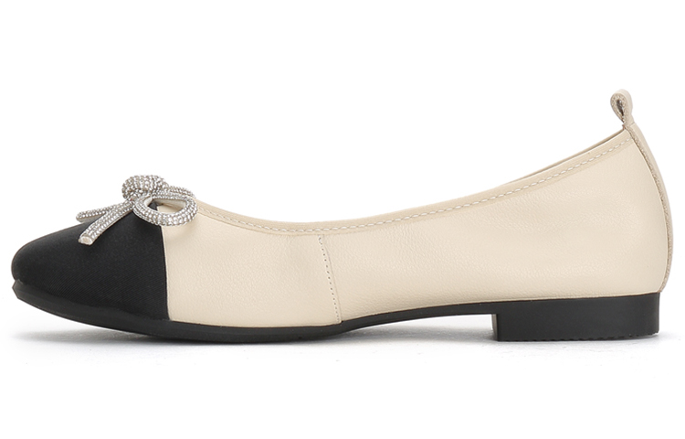 (Women) Staccato Flat 'Beige Bow' S8FY8034DD3CQ0