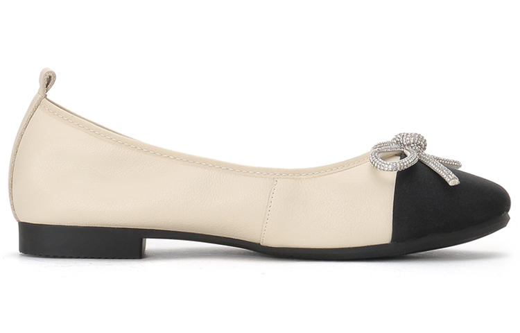 (W) Staccato Flat 'Beige Bow' 圖 2