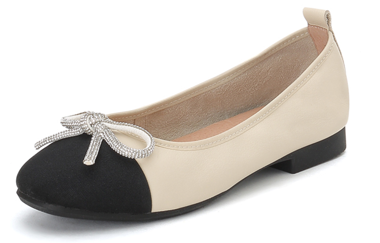 (W) Staccato Flat 'Beige Bow' 圖 3