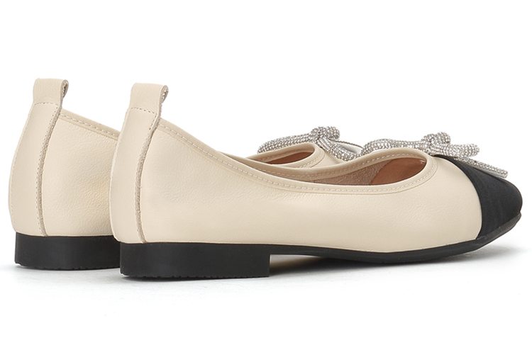 (W) Staccato Flat 'Beige Bow' 圖 5