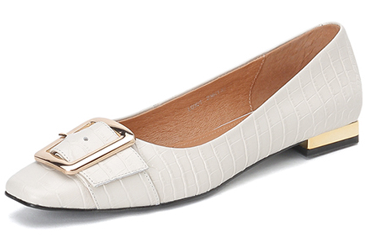 (W) Staccato Flat 'Beige Square Toe' 圖 3