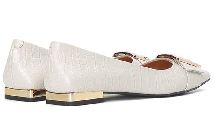 (W) Staccato Flat 'Beige Square Toe' 圖 4