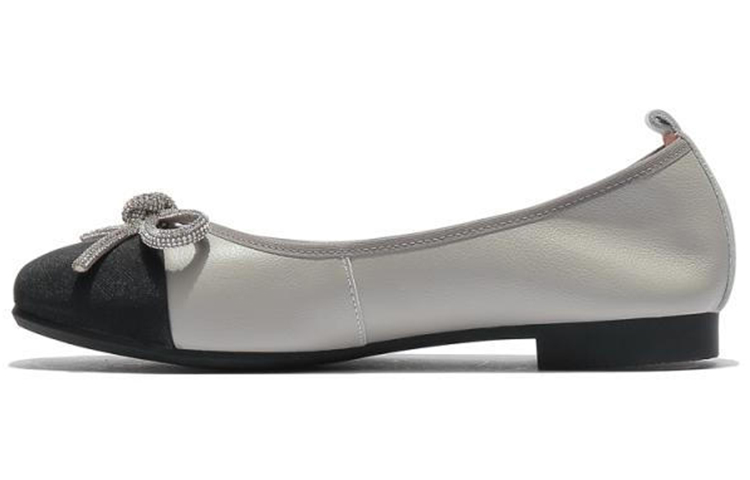 (Women) Staccato Flat 'Grey Bow' S8FY8034DP1CQ0