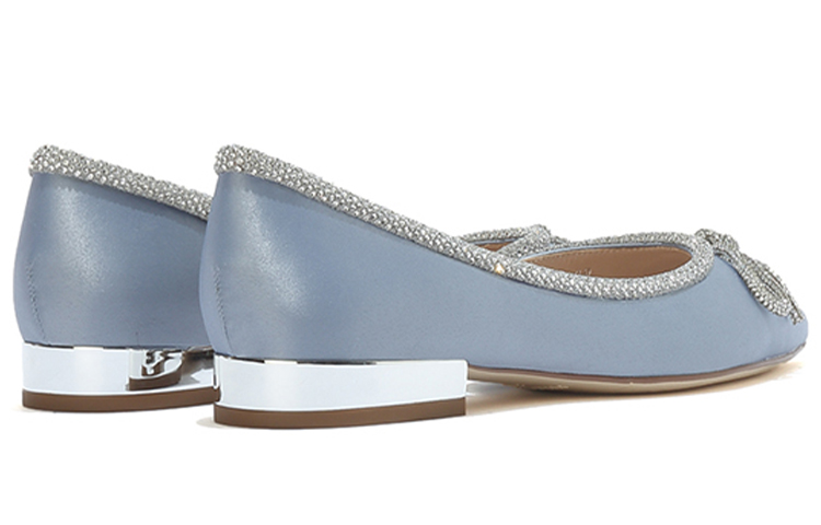 (W) Staccato Flat 'Satin Blue with Bow' 圖 4