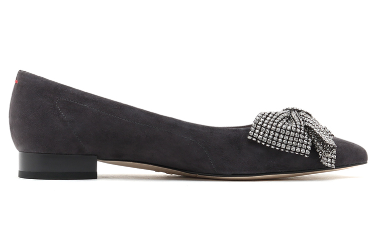 (W) Staccato Flat Bow Pointed Toe 'Dark Gray' 圖 2