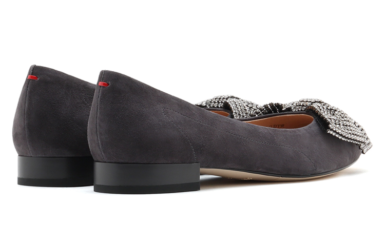 (W) Staccato Flat Bow Pointed Toe 'Dark Gray' 圖 4