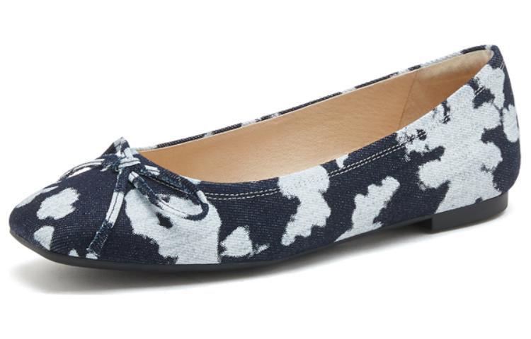 (W) Staccato Flat Casual 'Ink Splash Blue with Sweet Bow' 圖 3