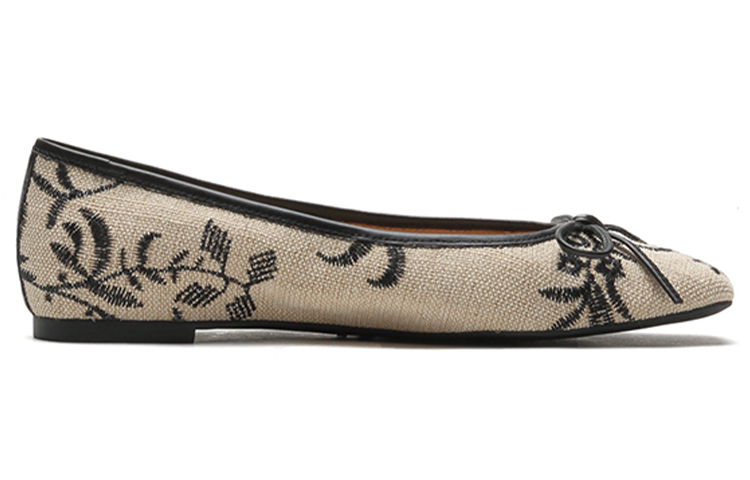 (W) Staccato Flat Pointed Toe 'Apricot White' 圖 2