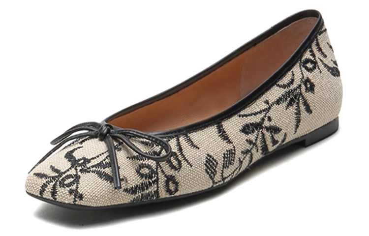 (W) Staccato Flat Pointed Toe 'Apricot White' 圖 3