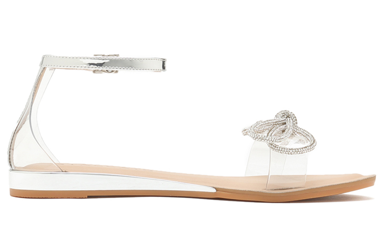Order (Women) Staccato Flat Sandal 'White Silver' SZP9JI39DB1BY1