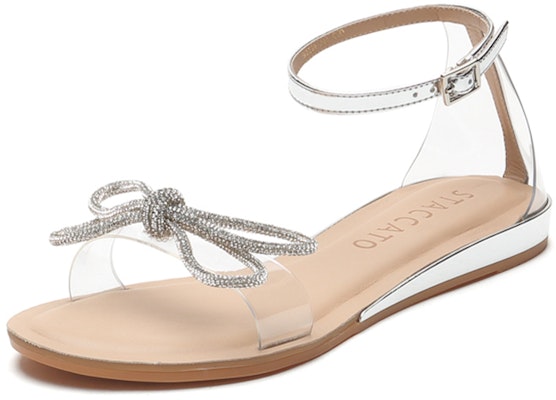 (W) Sandal Rata Staccato 'Putih Perak' SZP9JI39DB1BY1 Lookbook (W) Sandal Rata Staccato 'Putih Perak' SZP9JI39DB1BY1