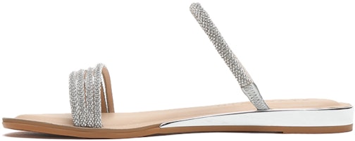 (Women) Staccato Flat Sandals 'Silver' SZP9JI40DB1BT1 (Women) Staccato Flat Sandals 'Silver' SZP9JI40DB1BT1