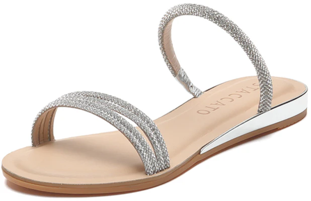 (Women) Staccato Flat Sandals 'Silver' SZP9JI40DB1BT1 Lookbook (Women) Staccato Flat Sandals 'Silver' SZP9JI40DB1BT1