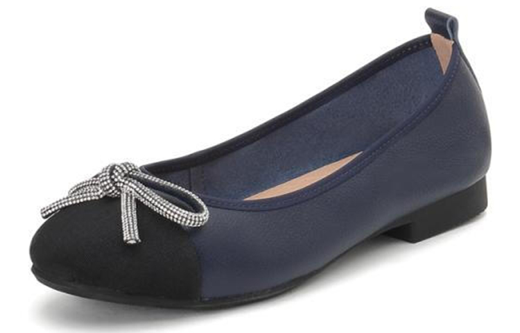 (W) Staccato Flat Shoes 'Dark Blue Bow' 圖 3