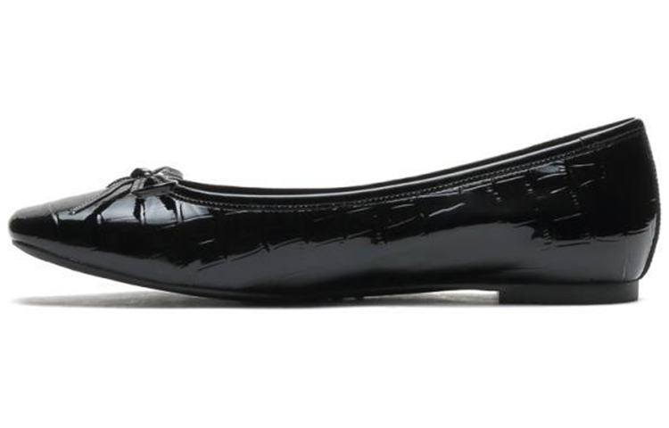 (W) Staccato Flat Square Toe 'Black'
