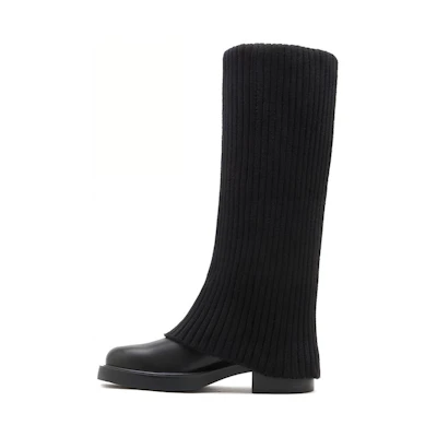 (W) Staccato High-Top Chunky Heel Boots 'Trendy Black'