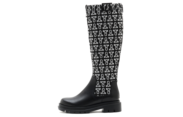 (W) Staccato High-Top Knight Boots 'Black with Colorful Prints'