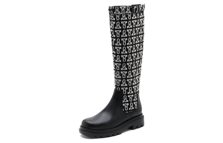 (W) Staccato High-Top Knight Boots 'Black with Colorful Prints' 圖 3