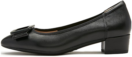 (W) Staccato Tacón Alto 'Cuero Negro' EGU03CQ3 1