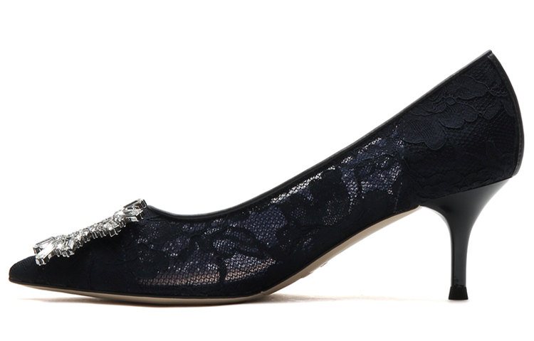 (Women) Staccato High Heel Lace Pumps 'Blue Rhinestone' SZP9NW47DM1AQ1