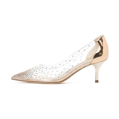 (W) Staccato High Heel Pumps 'Pink Gold'