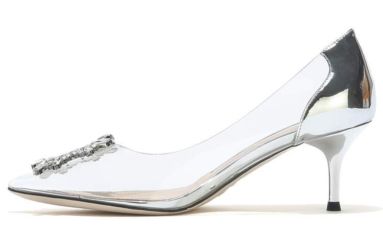 (Women) Staccato High Heel Pumps 'Silver Commuter' SZP9NW48DB1AQ1